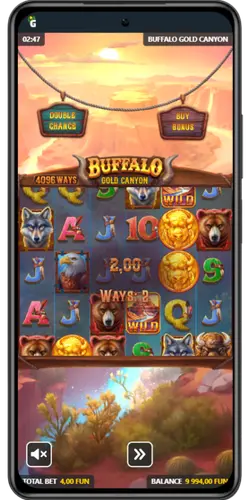 Buffalo Gold play step free spins active